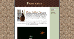 Desktop Screenshot of caprisofgreenwood.com